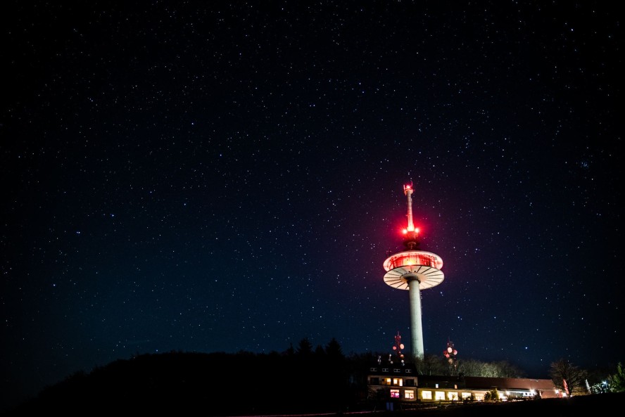 Sternenhimmel über dem Hoherodskopf